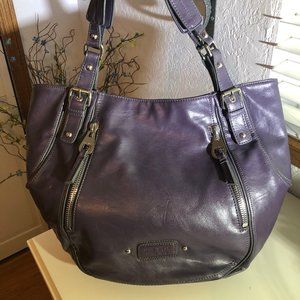 Nine West Purple Leather shoulder bag